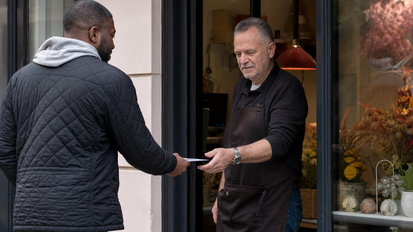 Prospection des premiers clients d'un laveur de vitres